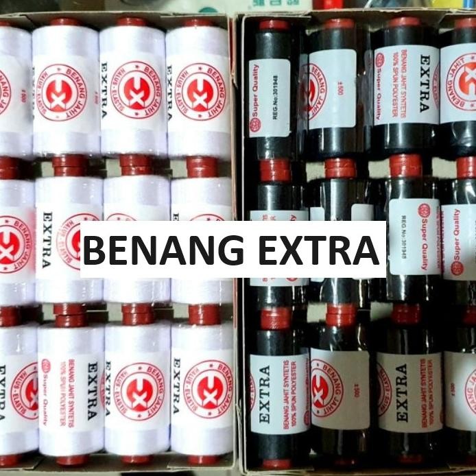 Benang Jahit Polyester Extra Yard Lusinan