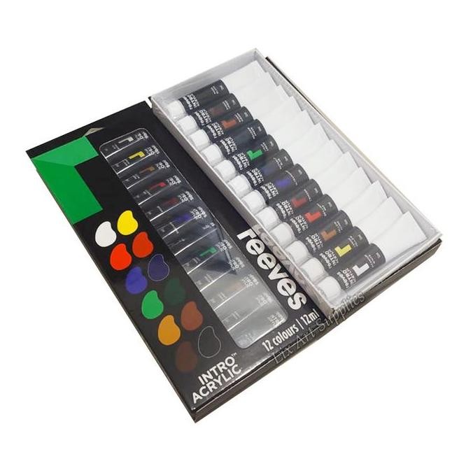 

Cat Akrilik Reeves 12 Warna / Reeves Acrylic Intro 12X12Ml Set Acrylic Colour