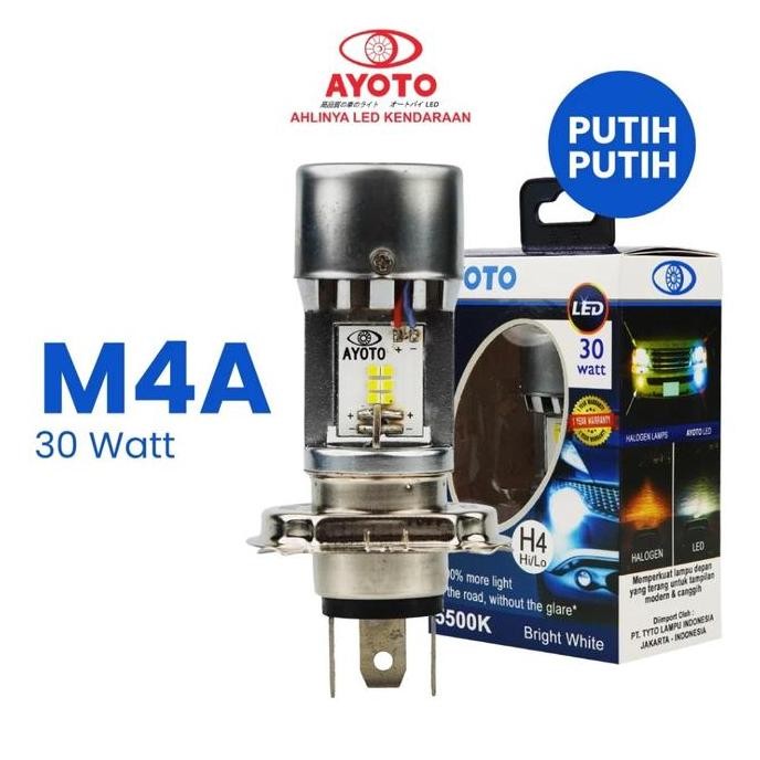 H4 - Lampu Depan Led Ayoto H4 Kipas 30 Watt 1 Pc High Quality