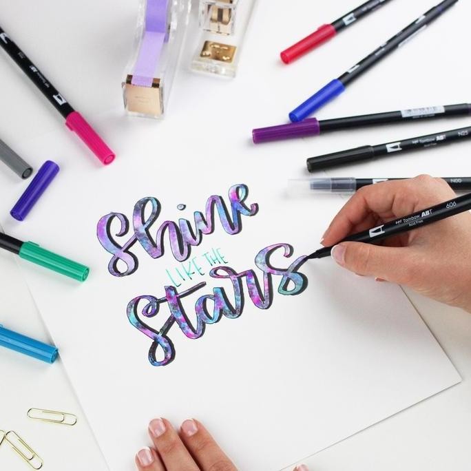 

Tombow Dual Brush Pen Abt Galaxy Color Set 10