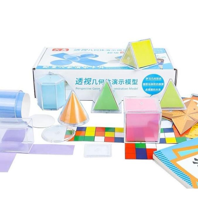 Alat Peraga Matematika Bangun Ruang Bangun Ruang Matematika Joran Blood Sable Solid Geometry Toy Ala