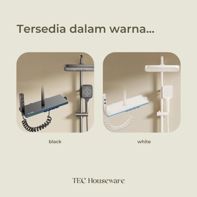 IRIS Shower Set Sistem Pancuran Digital Panas Dingin Brass Mewah LED Panas Atau Dingin Keran Shower 