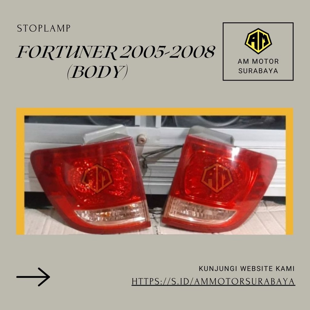 Stoplamp (body) FORTUNER 2005-2008