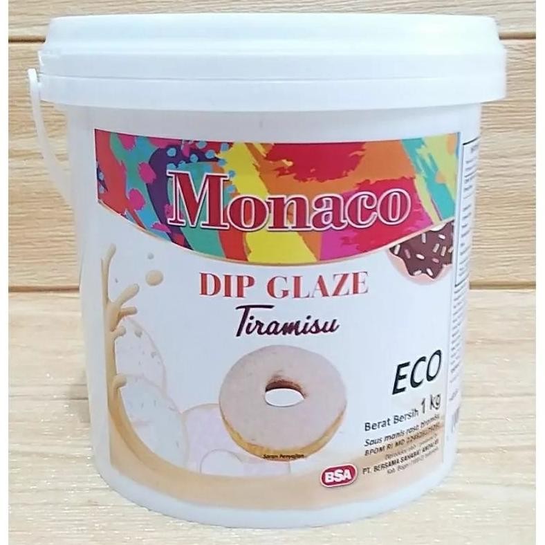 

Monaco Dip Glaze / Topping Donat 1 Kg Aneka Rasa