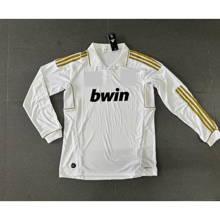 Long Sleeve Retro Jersey Retro Madrid Home 2011 Ls