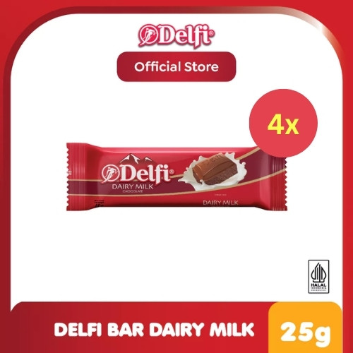 

Delfi Cokelat Bar Milk 25 g x4