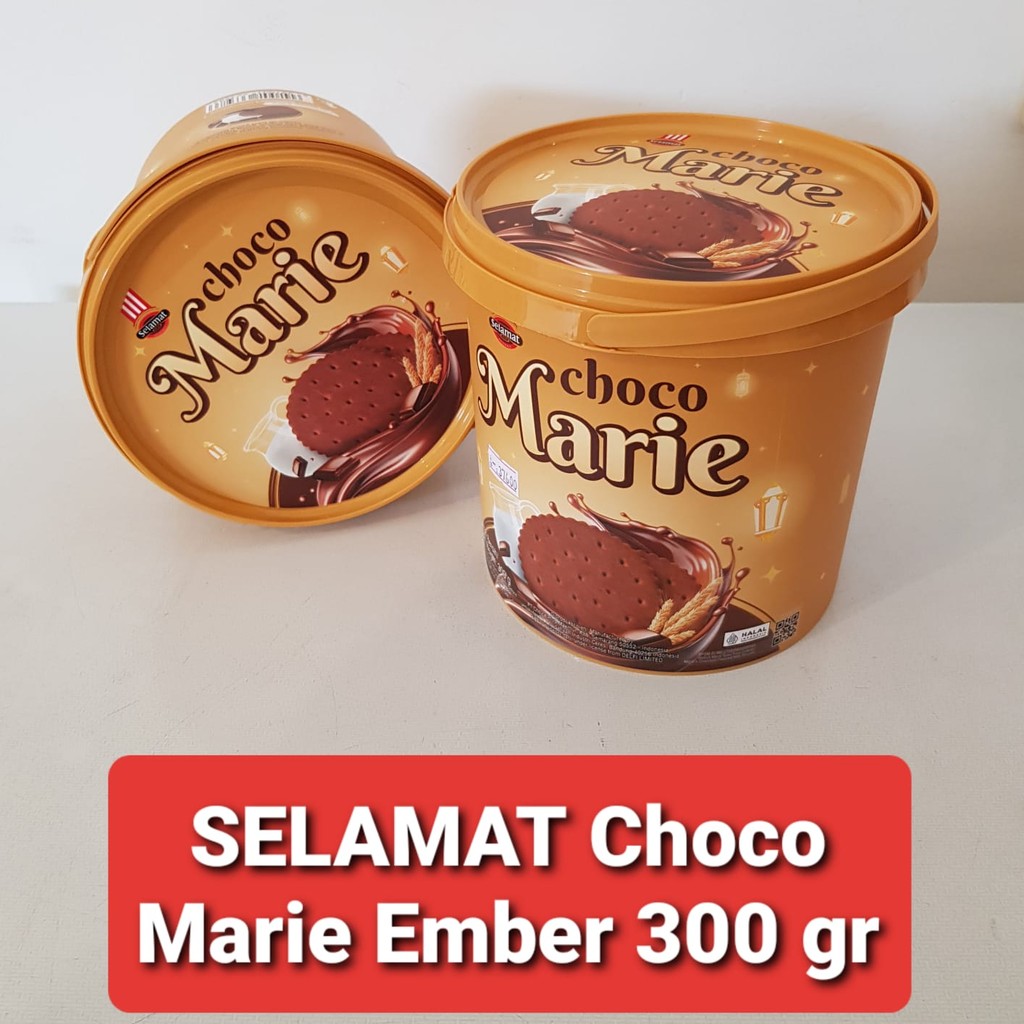 

SELAMAT Choco MARIE Ember 300 gr / SELAMAT Marie COKELAT 300 gr Ember / SELAMAT Marie Cokelat Bucket 300 gr