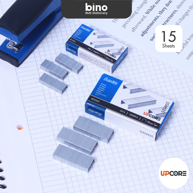 

[BMS Surabaya] Bantex Staples Isi Ulang Stapler Ujung Runcing Anti Karat | Hingga 25 Lembar Kertas