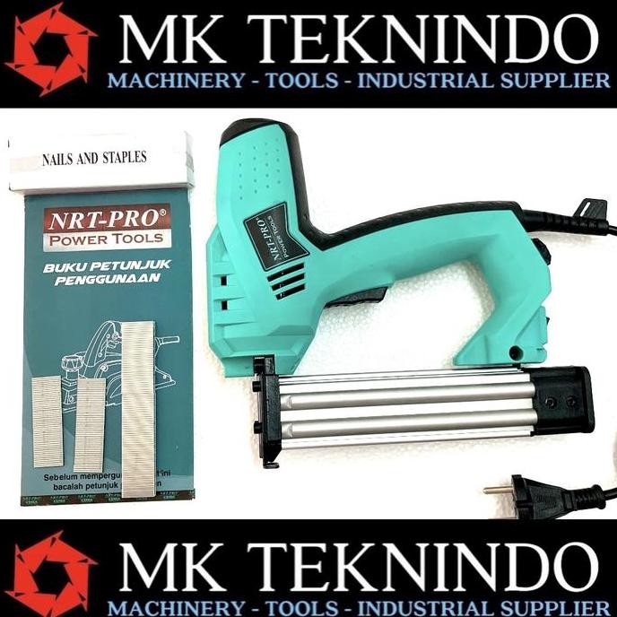 

Air Nailer Stapler F304 Alat Paku Tembak Listrik Staples Electric Gun Co