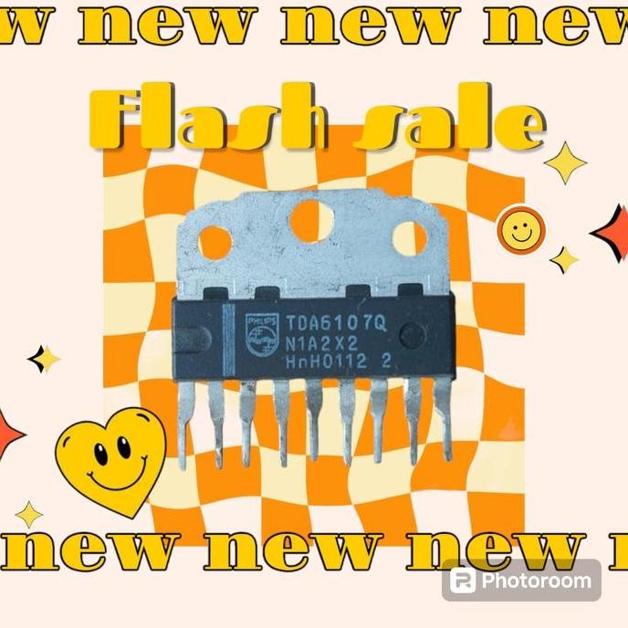 ( TDA 6107 Q ) IC RGB GAMBAR TV SAMSUNG TABUNG TV TDA6107Q MIRIP TDA 6107Q 6107J 6107JF  TDA6107JF 6