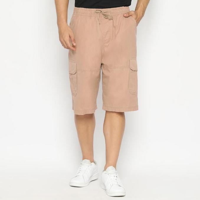 RBJ Celana Pendek Karet Cargo Khaky Pria