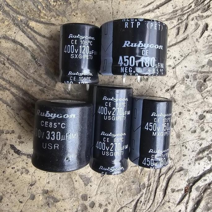 ELKO ELCO 100UF 450V POWER PSU 120UF 150UF 100 120 150 UF 400V 450