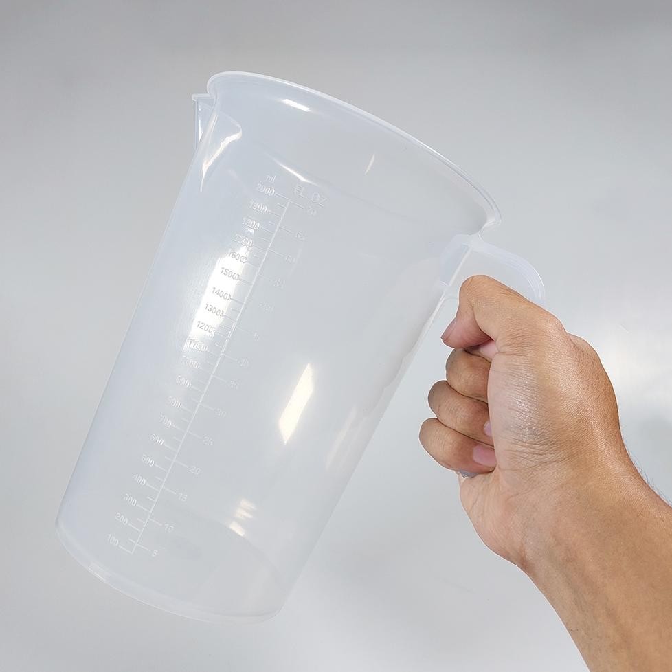 Bisa Cod Gelas Ukur 2L 2Liter 2000Ml Gelas Takar Takaran Plastik Measuring Cup Plastik Bening Transp