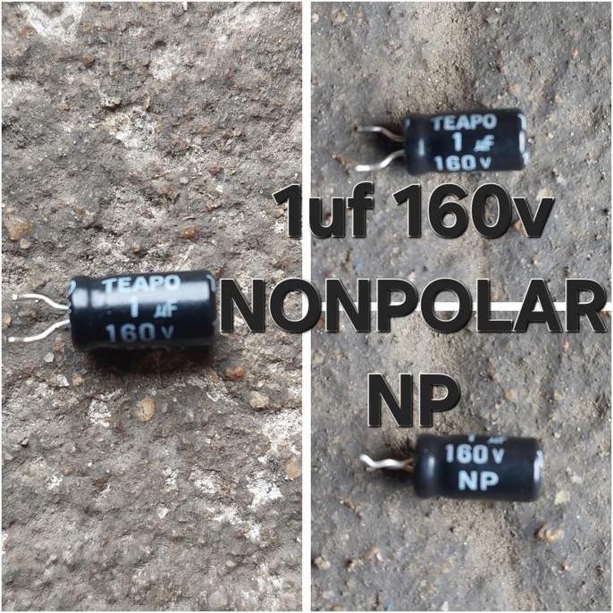 1UF 160V NONPOLAR NP ELKO ELCO