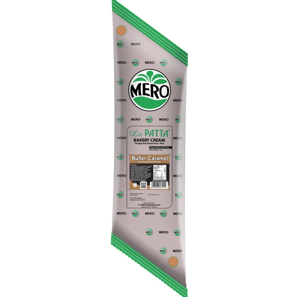 

Mero Le Patta Bakery Cream Bahan Isian Roti Kue 1kg - All Variant
