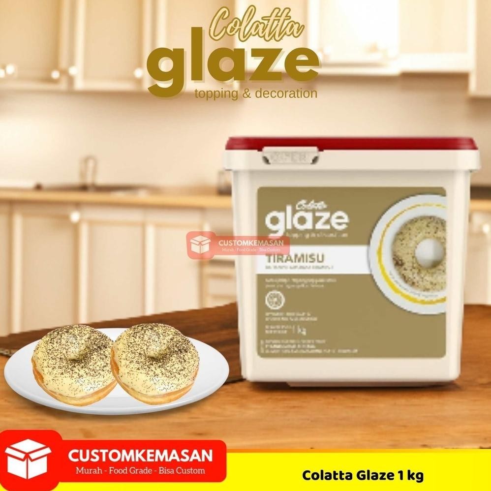 

Colatta Glaze Tiramisu / Selai Tiramisu 1kg / Selai Roti / Topping Selai Colatta Glaze