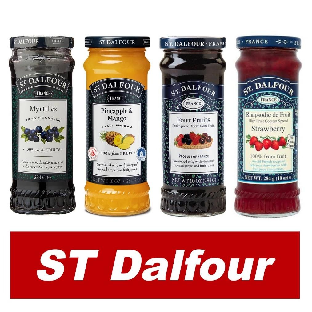 

Selai Buah St.Dalfour 284gr 100 %Fruits Spread Original Exp Maret 2026 PROMO HALAL