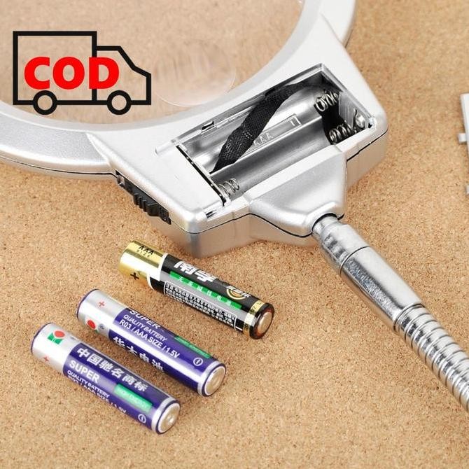 

Lampu Meja Led Portable Dengan Kaca Pembesar Multifungsi Untuk Baca Belajar Reparasi Servis New Stok