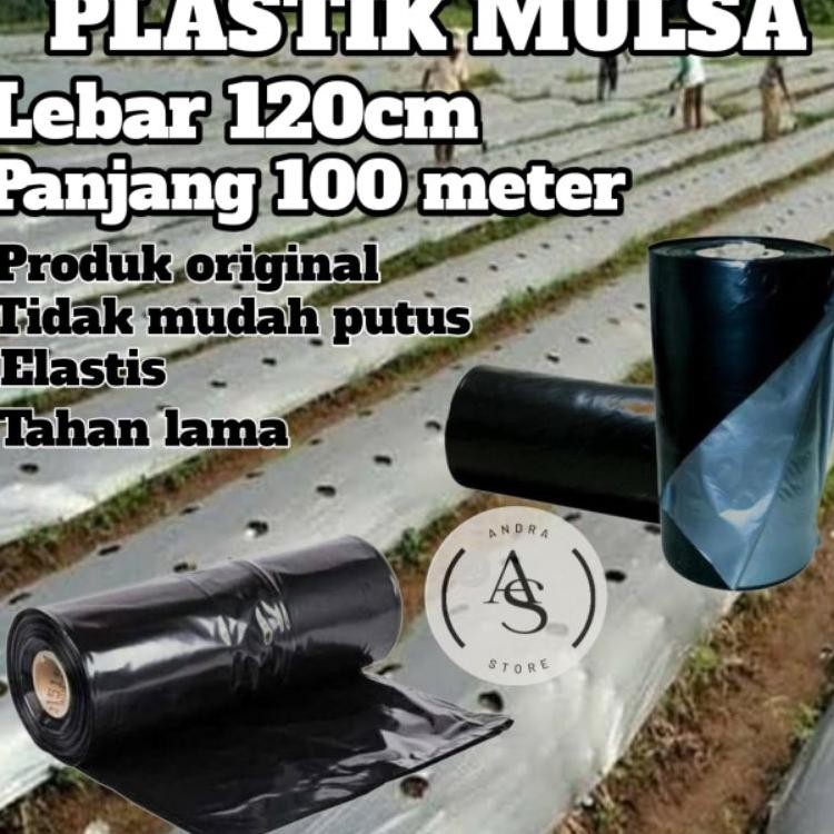 Plastik Mulsa Lebar 120Cm Panjang 100 Meter