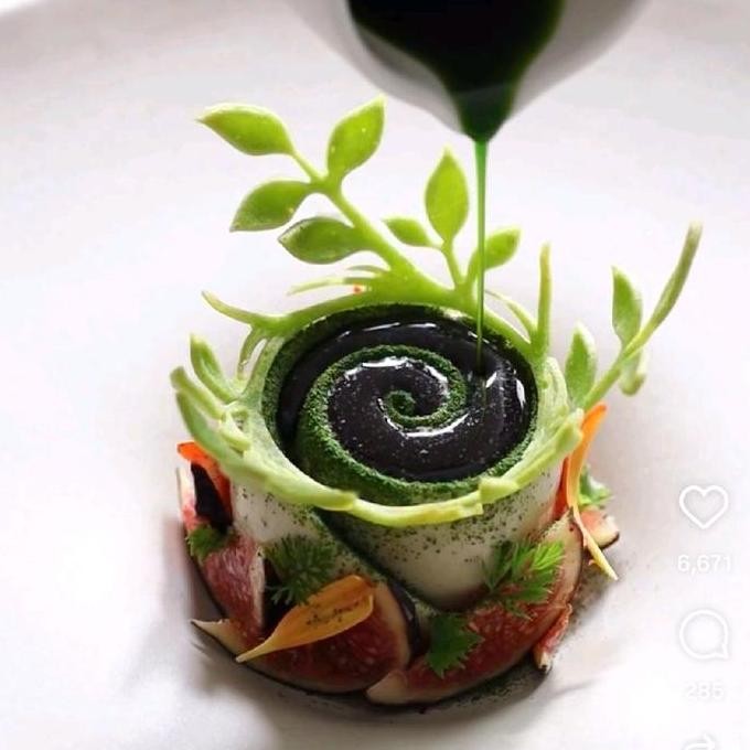 SILICONE MOLD TUILE MODEL LEAFAGE COCOK UNTUK GARNISH BAHAN COKLAT, COOKIES, DLL ORIGINAL DAN TERPER