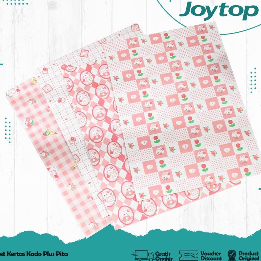 

Joytop Set Kertas Kado Set Plus Pita