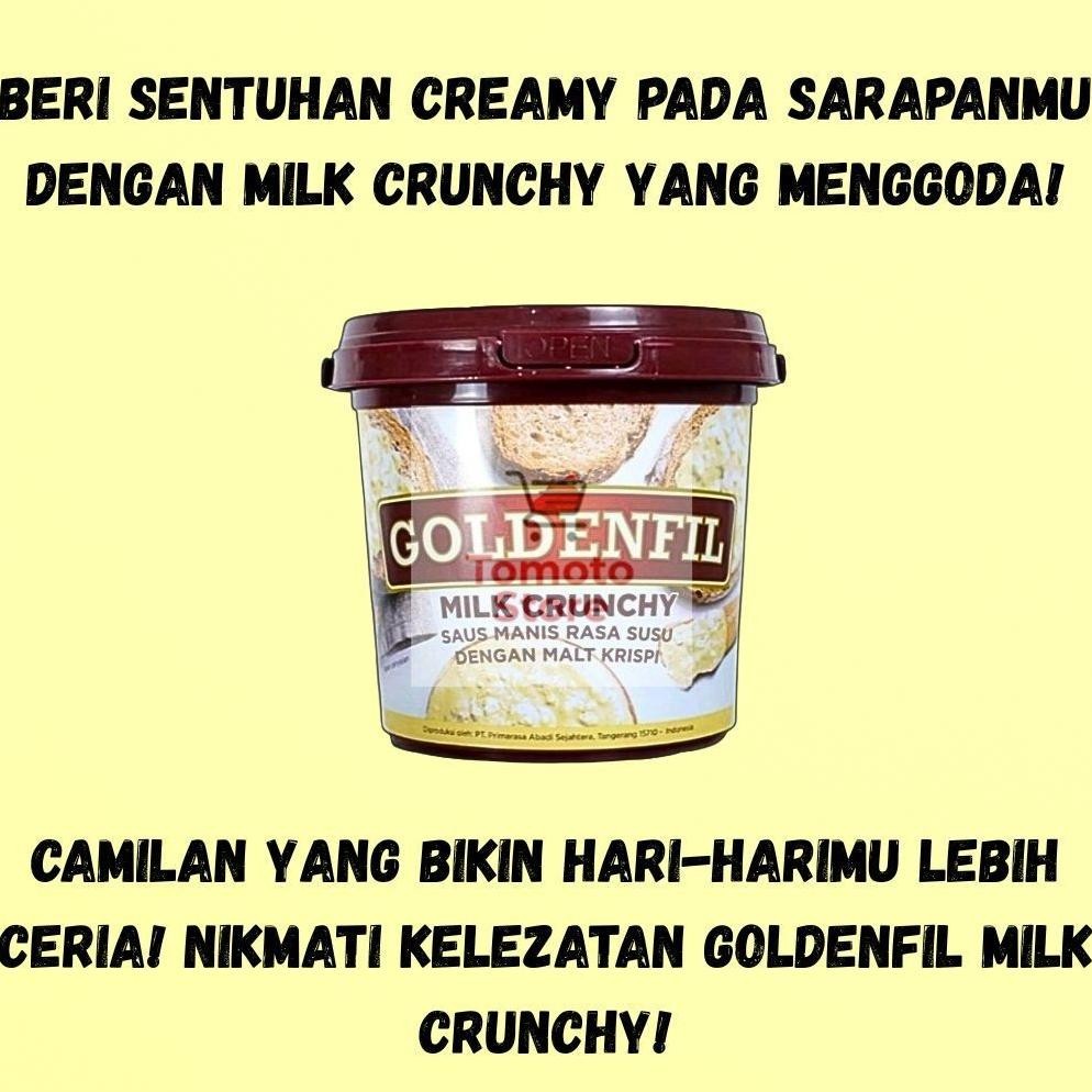 

TOMOTOSTORE GOLDENFIL Milk Crunchy 1kg / 1 kilogram