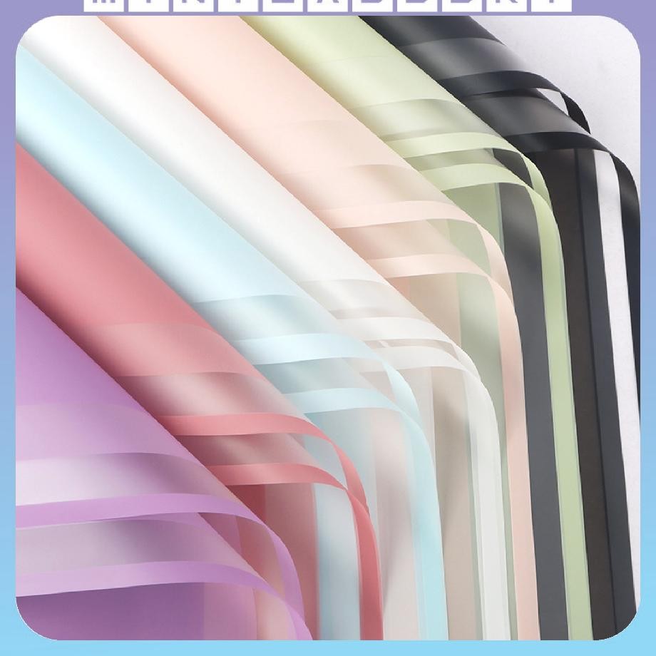 

20 Lembar Kertas Bunga Cellophane Transparan Color R Flower Wrapping R Kertas Buket Bunga Kb6110