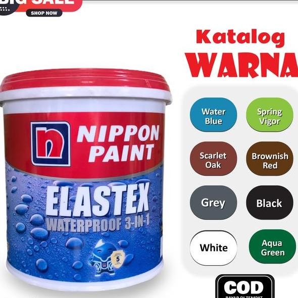 Cat Tembok Kamar Dinding Rumah Dapur Ruang Tamu Wc Toilet Anti Jamur Lembab Air Estetik Pelapis Anti