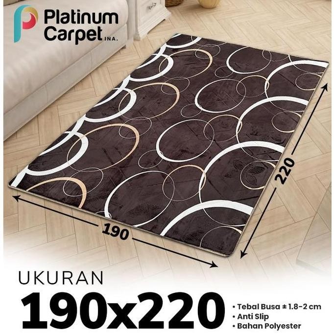 PROMO Karpet Lantai Busa Malaysia Dekorasi Dragon Size 190x220 (JUMBO)