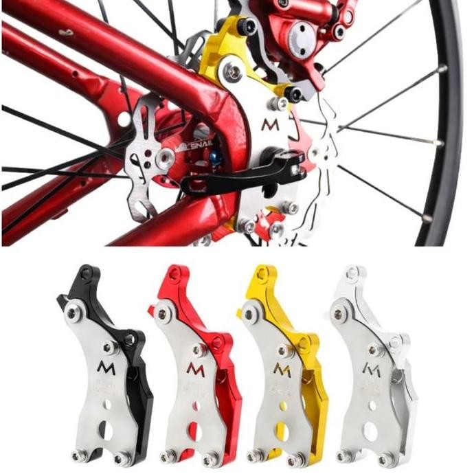 MUQZI ADAPTOR KALIPER REM CAKRAM SEPEDA DUDUKAN ADAPTER CALIPER FRAME SEPEDA ROADBIKE FIXIE MTB ORIG
