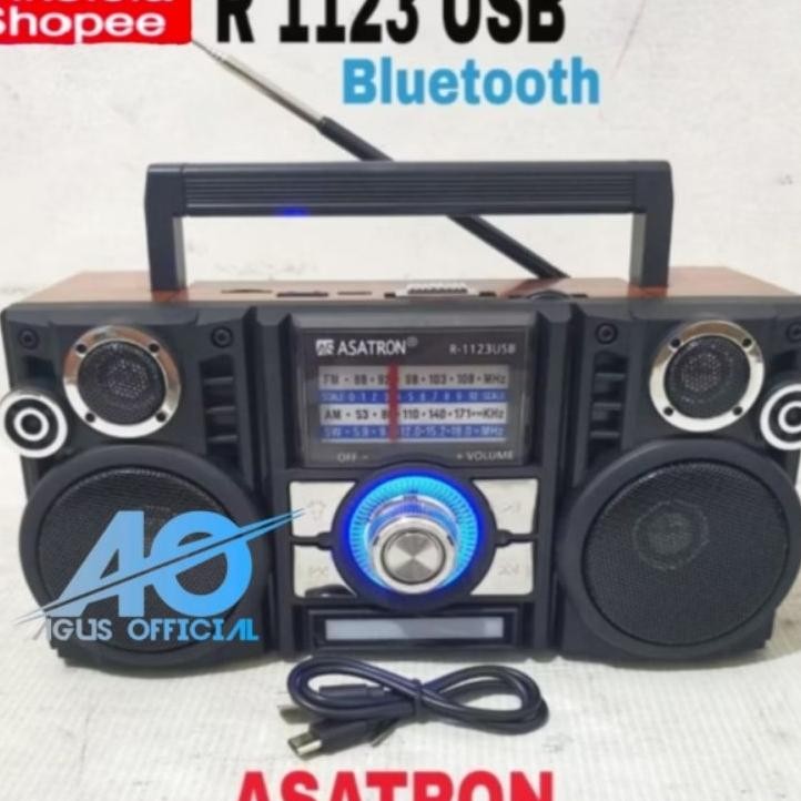 Cod Plus Radio Internasional Bluetooth Asatron R1123 Usb Murotal Qur An Radio Cas