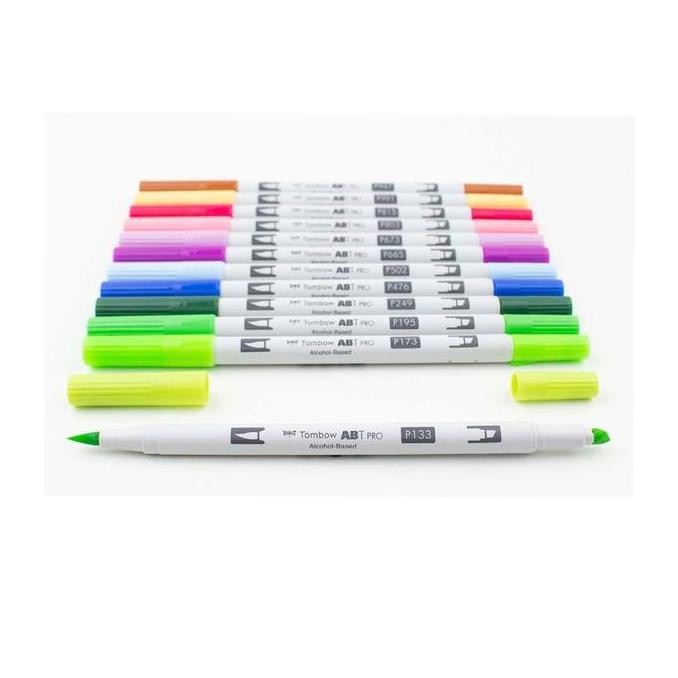 

Tombow Dual Brush Pen ABT Pro Nature Palette Set 12
