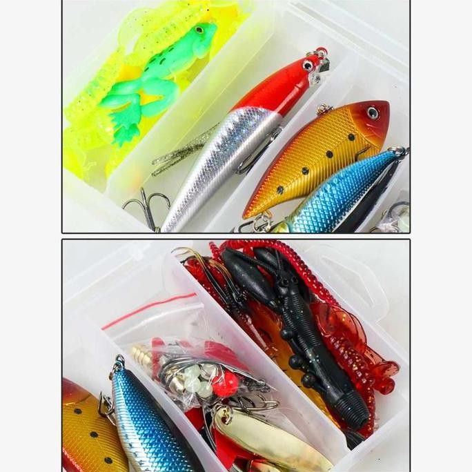 

Umpan Pancing Ikan Set Fishing Bait Kit 91Pcs - Dws250-F