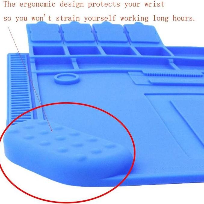 

Alas Matras Solder Silikon Soldering Mat Heat Resistant Magnetic - A-500