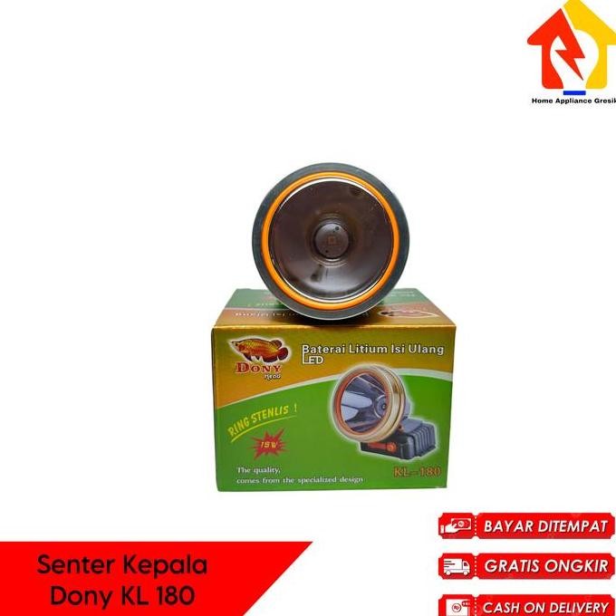Senter Kepala Dony Kl 180 / Dony Senter Kepala Kl180 (15 Watt) New Stok