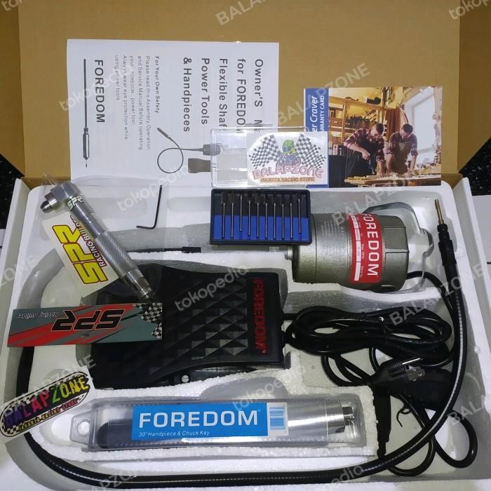 HOT SALE Paket tuner bengkok 90/Gold/black + bor foredom +mata tuner isi 10