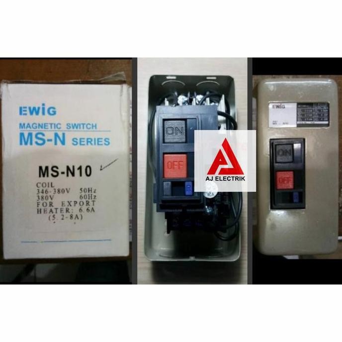 NEW Ewig Magnetic Starter 380V MSN10 / Dol Starter 380V / Motor Starter