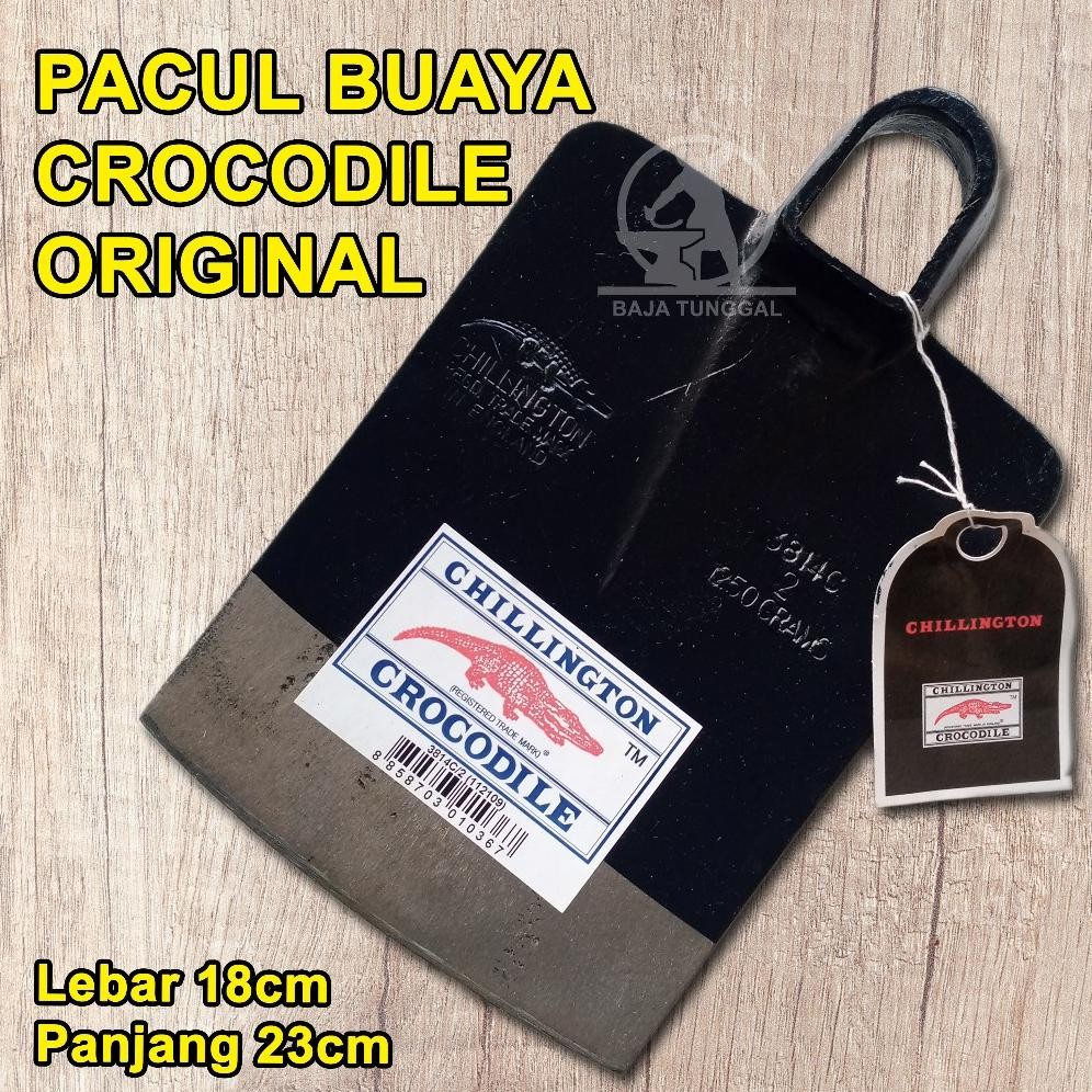 Termurah Original Cangkul England Cap Buaya Crocodile | Asli Pacul Cap Boyo Bahan Baja Cod