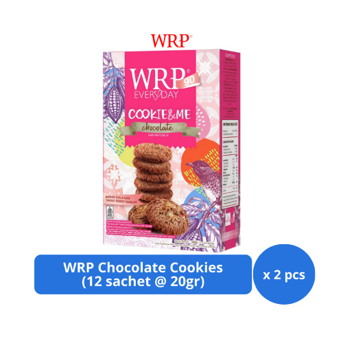 

WRP Chocolate Cookies 240gr (12s @ 20gr) x 2 pcs