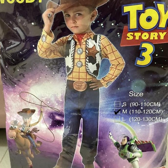 Kostum Anak Toy Story| Woody Toy Story Cowboy Costume Halloween