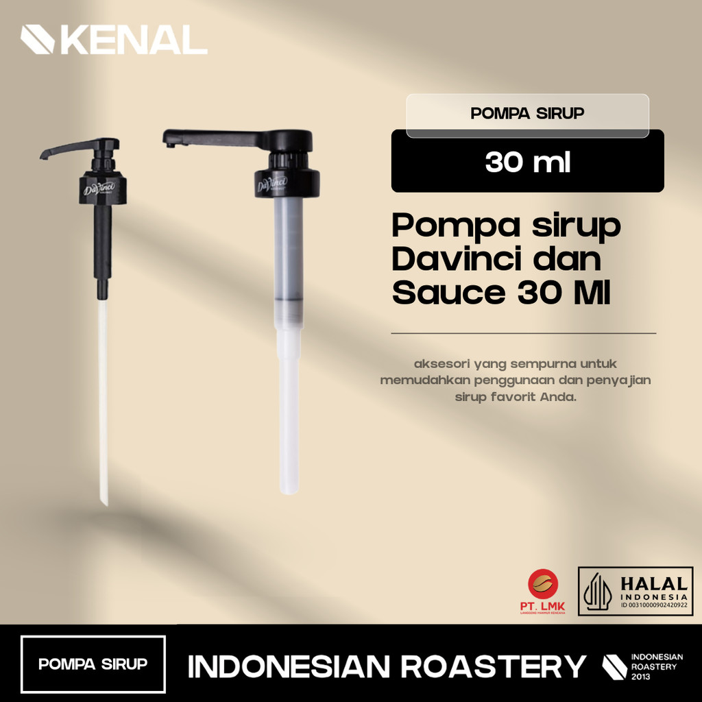 

Pompa sirup Davinci dan Sauce 30 Ml