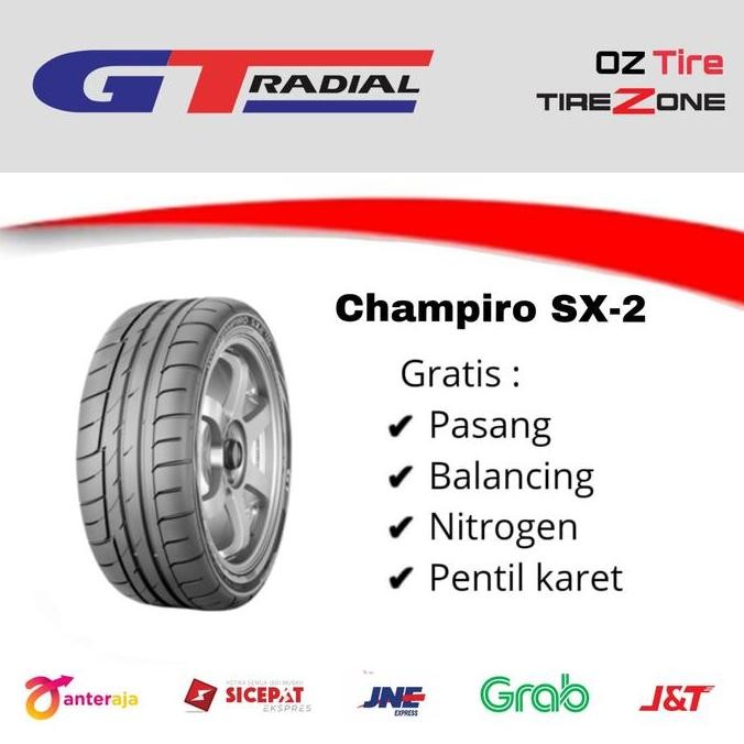 Terlaris Ban Mobil Gt Radial 225/45 R17 Champiro Sx2
