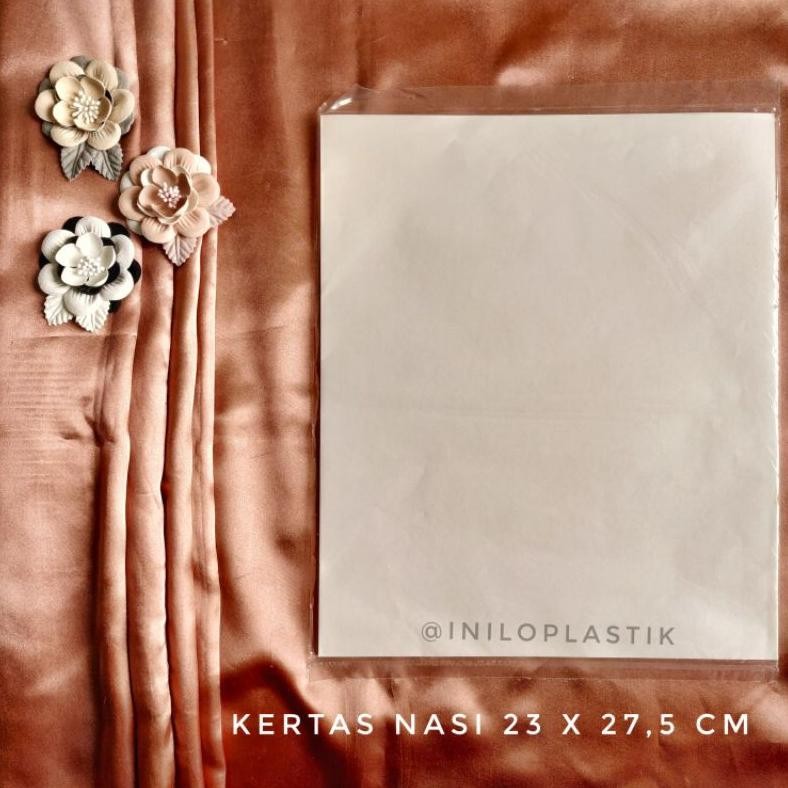 

It34 Hot Sale Ga24 Kertas Nasi Laminasi 23 X 27,5 Cm Putih Polos Anti Lengket Hemat It34