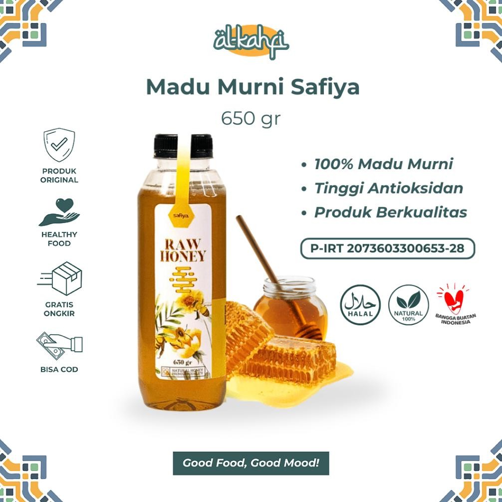 

(Terbaru) Madu Murni Asli 650 Gram | Safiya Raw Honey Premium Original (Terlaris)