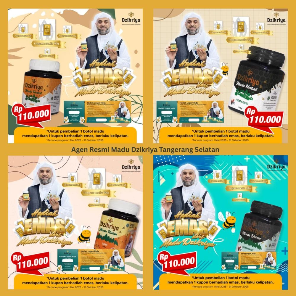 

(Terbaru) Madu Super dan Pahit Dzikriya (Terlaris)