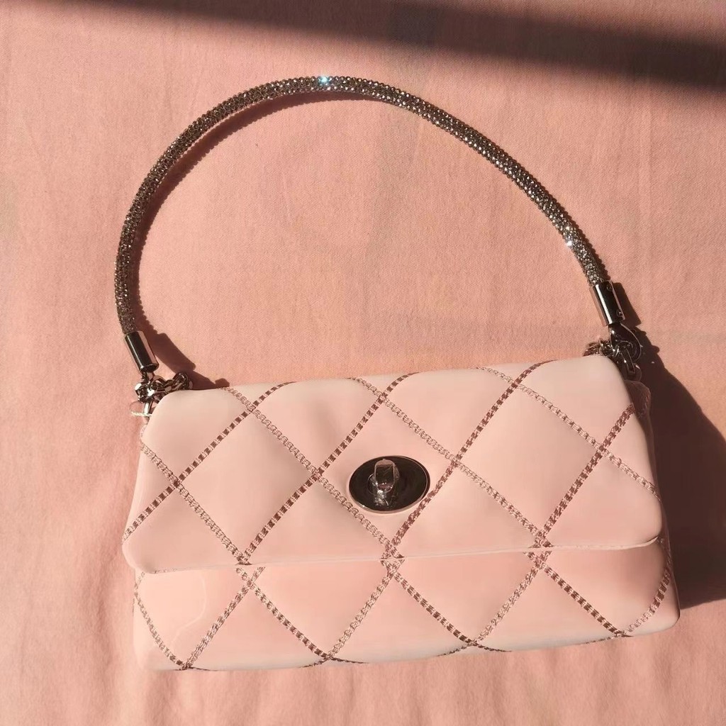 TasBagus COD Tas Rantai Niche Baru Wanita 2025 Gaya Wewangian Kecil Kelas Atas, Tas Ketiak Mode Sede