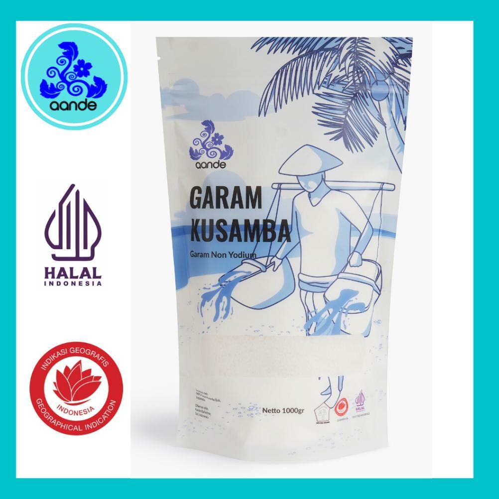 

(Terbaru) Garam Kusamba Aande Kemasan 1 kg (Terlaris)