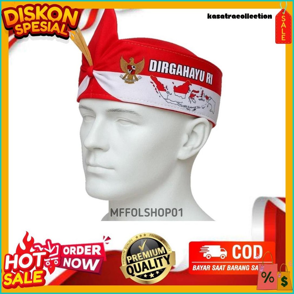 Ikat Kepala/Bando Merah Putih 17 Agustus