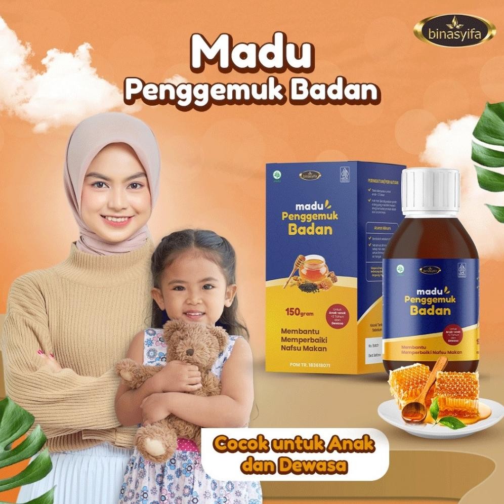 

(Terbaru) Madu Penggemuk Badan Gemuk Anak Dan Dewasa Penambah Nafsu Makan Madu Binasyifa (Terlaris)