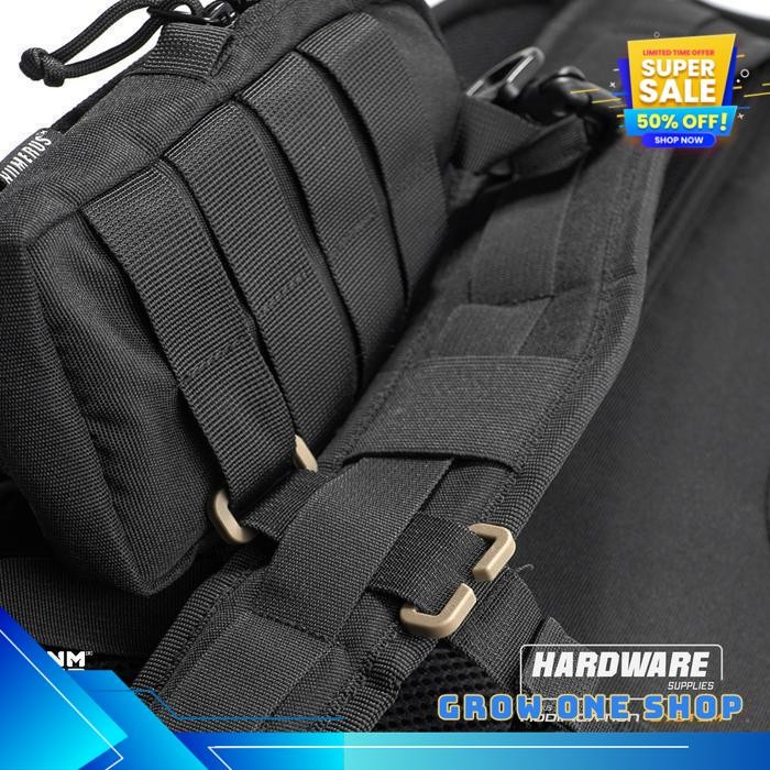 NUMERUS LOOP WEBBING CLIP SLOTTED 2.5 / EDC GEAR / TACTICAL / BLACK ONGKIR NOL 